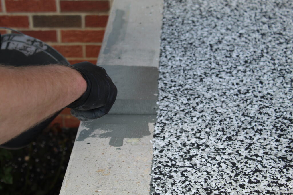 Two Tone Application - Exterior Trim - Concrete Coating