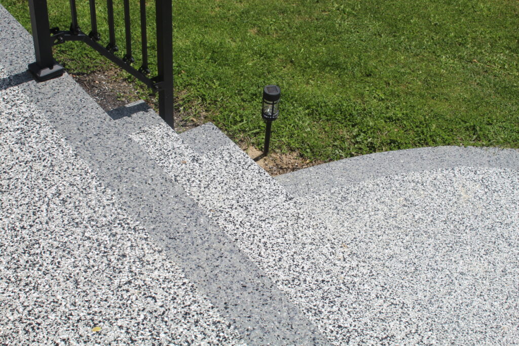 Two-Tone Residential Walkway Transformation - Carrollton Ohio